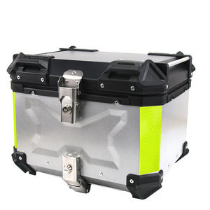 Coffre arrière de <span class=keywords><strong>Moto</strong></span> boîte de rangement de bagages de <span class=keywords><strong>Moto</strong></span> boîte de queue étanche coffre de <span class=keywords><strong>Moto</strong></span> boîte à outils en <span class=keywords><strong>aluminium</strong></span> 45L/55L/65L/80L/100L - Product Image 2