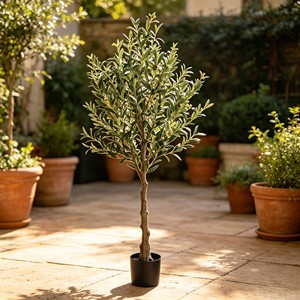 Arbre d'olivier artificiel réaliste en pot, plante artificielle réaliste pour la décoration de la maison, du jardin ou du bureau - Product Image 5