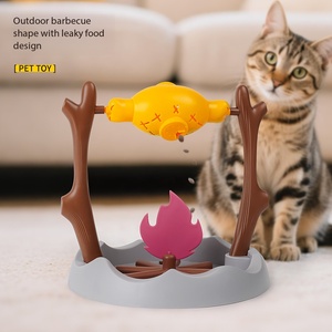 Juguete Dispensador Interactivo de Golosinas para Gatos, con Forma de Fogata, Dispensador de Comida Lento para Jugar en Interiores, Comedero para Gatos, Comedero para Mascotas - Product Image 2