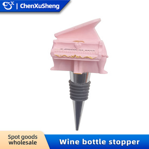 Wine Stopper Vacuum Sealed Plastic Bottle Stopper For Wine Spirits Pink Piano Style Custom Specifications - Product Image 4