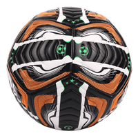 Ballon de football en cuir PVC personnalisé Aiju, taille 5, haute qualité, durable, cousu à la machine, entraînement professionnel, vente en gros