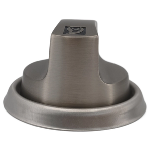 Bouton de cuisinière à gaz en alliage de zinc de 57 mm de diamètre, avec logo flamme, remplacement pour plaque de cuisson à gaz, <span class=keywords><strong>four</strong></span>, ou bouton de vanne de chauffage de terrasse - Product Image 3