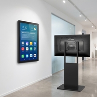 PC Todo en Uno Android Capacitivo IPS de 21.5 Pulgadas, Rockchip RK3568, Carcasa de Plástico sin Ventilador para Kiosco, Señalización Digital, Terminal de Información