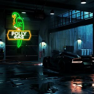 Enseigne néon LED personnalisée <span class=keywords><strong>Polly</strong></span> Gas pour décoration murale, motif perroquet et essence, pour garage, station-service, chambre <span class=keywords><strong>de</strong></span> homme, salle <span class=keywords><strong>de</strong></span> <span class=keywords><strong>jeux</strong></span>, bar, restaurant - Product Image 4