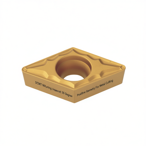 Inserto de torneado Ttake DCMT MX con geometría positiva de 55 grados para corte de metales - Product Image 2
