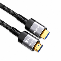 Câble Ultra 96 Gbps avec blindage tressé 2.2, résolution 16K, 240 Hz UHD pour projecteur, ordinateur, home cinéma, moniteur, écran