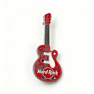 Custom Guitar Shaped Metal <b>Enamel</b> <b>Pin</b> <b>Badge</b>, Soft <b>Enamel</b> Lapel <b>Pin</b>, Collection, Promotion - Product Image 1