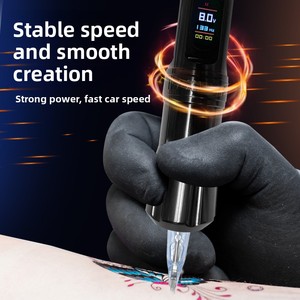 Set de Máquina de Tatuar Inalámbrica, 10500-11500 RPM, Motor de Copa Hueca, Interfaz RCA, Equipo de Tatuaje Recargable para Artistas - Product Image 4