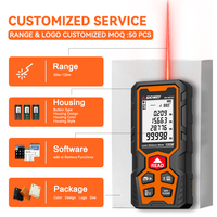 Sndway SW-WR Ip68 Module de mesure Laser rouge 100m Logo de niveau numérique Outils de mesure personnalisés Distancemètre extérieur