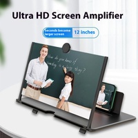 Boîtier de projection vidéo 3D HD de 10 pouces avec lentille de protection anti-lumière bleue en plastique pour écran de téléphone – Idéal pour regarder en mode mains libres