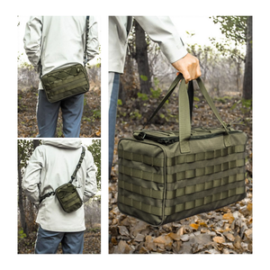 <span class=keywords><strong>SABADO</strong></span>, bolsa de rango de calidad resistente, bolsa de gimnasio táctica acolchada grande, caja de almacenamiento multifuncional táctica para acampar - Product Image 2