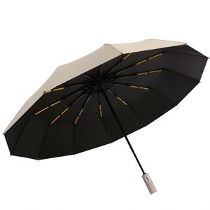 Paraguas Plegable Automático de 12 Varillas con Logotipo Personalizado para Uso Comercial, Protección Solar y Contra la Lluvia, Anti-UV - Product Image 2