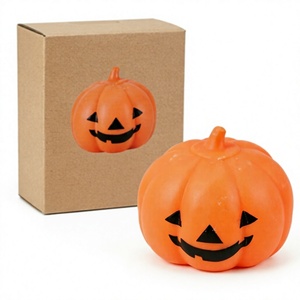 Juguete de Goma de Calabaza Divertido para Halloween, Pelota Antiestrés para Apretar - Product Image 4
