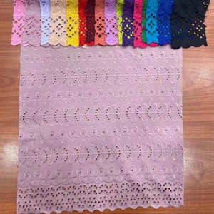 Kuşgözü nakış kumaş işlemeli T/c Polyester pamuk kumaş nakış kumaş için düğün elbisesi gömlek bez - Product Image 3