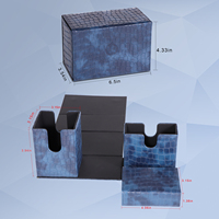 Boîte de rangement JOMO personnalisée haute capacité pour 100+ cartes, en cuir PU, pour joueurs de Magic