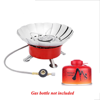Réchaud de camping portable coupe-vent, réchaud à gaz pour le camping, les sorties, la randonnée, accessoires de camping, réchaud à gaz d'extérieur