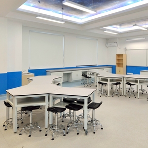 Meuble de laboratoire de biologie chimique personnalisé armoire banc de laboratoire avec évier fournisseurs fabricant pour écoles - Product Image 2