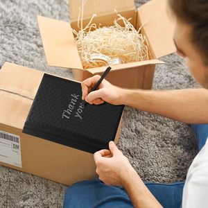 Enveloppes à bulles Metronic 6x10 pouces, lot de 100, noires, auto-adhésives, résistantes à la poussière, légères, rembourrées, imperméables, pour l'expédition - Product Image 6