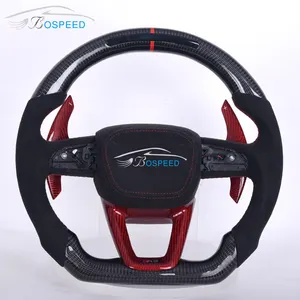 Bospeed Genuine Carbon Fiber Steering Wheel Fit For Audi Q3 Q5 Car Steering Wheels