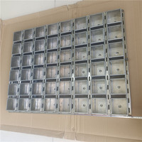 Prix d'usine, boîtes à pain carrées en métal personnalisées, moules à pain rectangulaires en carton ondulé avec couvercles, antiadhésifs, écologiques, durables