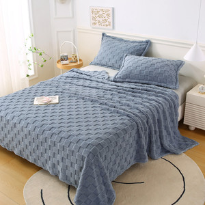 Bán Buôn <span class=keywords><strong>3D</strong></span> Jacquard Flannel Bộ Đồ Giường Thiết Lập Bởi Các Nhà Sản Xuất Chất Lượng Cao Gối Và Chăn - Product Image 5