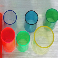 Prix d'usine personnalisé en gros tube acrylique transparent tube PMMA