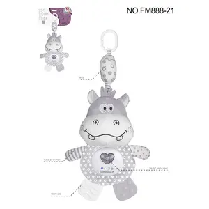 Musical Baby Crib Mobile Animals Soother Toy For Crib Hanging Shantou Toy Electronic Plush Toy