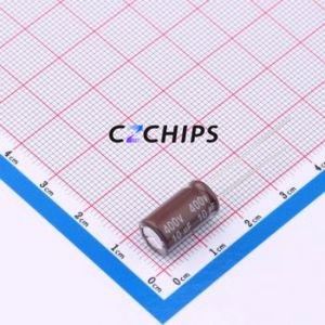 Condensador Electrolítico de Aluminio DHG400M106G150S1AA de Montaje Pasante, D8xL15mm 10uF 20% 400V 346mA-100kHz - Product Image 1