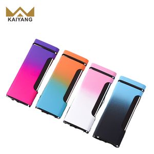 OEM Gradient Gas Lighter with Custom Logo <b>Laser</b> Color Windproof <b>Torch</b> - Product Image 5