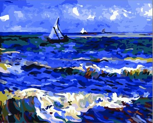 Набор для рисования по номерам напрямую с фабрики, холст 40*50 см, разнообразные темы: архитектура, цветы, ручная роспись для декора гостиной - Product Image 6