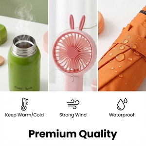 Set Regalo da Viaggio Premium Lunaire con Bottiglia Termica, Ventaglio e Ombrello Pieghevole, Ideale per Feste di Compleanno e <span class=keywords><strong>Regali</strong></span> di Festività - Product Image 4