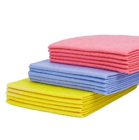 HONGYI Chiffon de nettoyage ménager coloré carré en tissu non tissé aiguilleté, serviette à vaisselle, très vendu