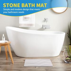 CF BDMB72 <span class=keywords><strong>Alfombra</strong></span> de baño súper absorbente de secado rápido con agua <span class=keywords><strong>Alfombra</strong></span> de <span class=keywords><strong>ducha</strong></span> <span class=keywords><strong>Alfombra</strong></span> de baño antideslizante de piedra de tierra de diatomita para Baño - Product Image 5