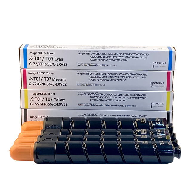 Npg72 Toner Cartridge for Canon Imagepress T-01 C60 C600 C700 C750 C800 C850 C7565 7570 7580 Laser Toner Cartridge Npg-72 T01