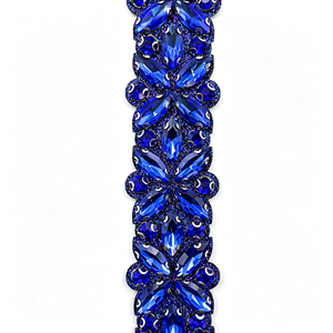 Chaîne de diamants scintillants Alien Hot Bottom Glitter <span class=keywords><strong>Buma</strong></span> pour robe de mariée, accessoires de robe de mariée super brillants - Product Image 4