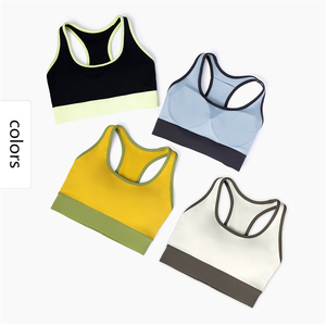 Vente en gros de soutien-gorge d'entraînement avec poche arrière sans trace, boucles réglables, haut de sport, vêtements de sport évidés, soutien-gorge de fitness et de yoga - Product Image 4