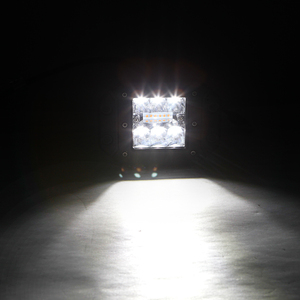 Blanco luz ámbar cambiando colores estroboscópica Flash cubo LED vainas de montaje al ras Combo 5 pulgadas 24W luz de trabajo - Product Image 4