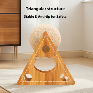 كرة خدش للقطط تدور تلقائيًا من السيزال، لعبة متينة لتلبية احتياجات طحن مخالب القطط - Product Image 5