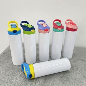 Botella de Agua para Niños, 12oz/20oz, Diseño Delgado y Recto, para Sublimación, Disponible en Almacén de EE. UU. - Product Image 5