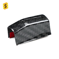Accessoires de voiture en fibre de carbone véritable pour BMW Série 5 G60 G68 I5 M5 X3 2024-2025, anneau de garniture du levier de vitesses en fibre de carbone