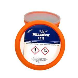ZT106 Belzona 1311 Ceramic R-Metal Epoxy <b>Adhesive</b> Base and Hardener Set for Metal Repair Marine Offshore Use Made in UK - Product Image 4