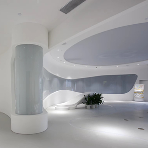 Tùy chỉnh acrylic rắn bề mặt Văn Phòng Thương mại xây dựng nhiều hình dạng tường thiết kế mở văn phòng - Product Image 1