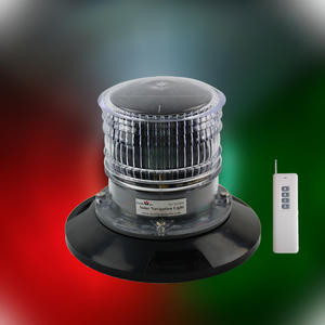 Fabricant de feux marins solaires tricolores (rouge, vert, blanc) portée de 3 milles marins pour barges et remorqueurs - Product Image 1
