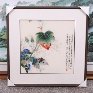 Série Récolte d'automne, broderie de Suzhou, tapisserie murale, peinture finie faite à la main pour la décoration du salon, de la chambre à coucher et de la salle à manger - Product Image 3
