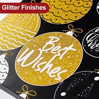 Bolsas de Regalo Navideñas Premium con Acabado Brillante y Asas de Listón en Tamaños Surtidos para Envolver Regalos Navideños