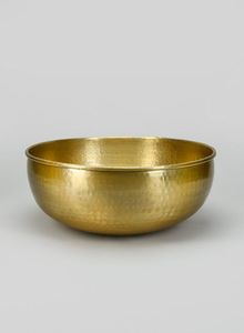 ชามเสิร์ฟโลหะสีทองหรูหราสำหรับใส่ผลไม้ สลัด ซุป และตกแต่งโต๊ะ - Product Image 3