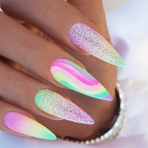 12 grilles ongles sucre poudre holographique paillettes <span class=keywords><strong>pull</strong></span> sable revêtement effet <span class=keywords><strong>bleu</strong></span> rose Pastel Pigment bricolage Gel vernis décoration - Product Image 4