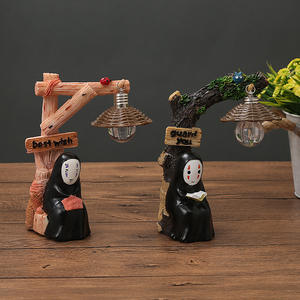 Animazione creativa giapponese no face <span class=keywords><strong>maschio</strong></span> piccola luce notturna posiziona una decorazione creativa del desktop della casa artigianato studenti - Product Image 3