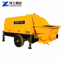 New Mini Concrete Pump Machine Prices With Diesel Engine Trailer Mounted Concrete Stationary Pumps For Sale