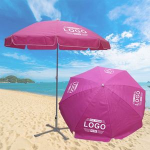 Parasol de plage portable 2M promotionnel, personnalisable avec logo, idéal pour le camping – Meilleures ventes - Product Image 1